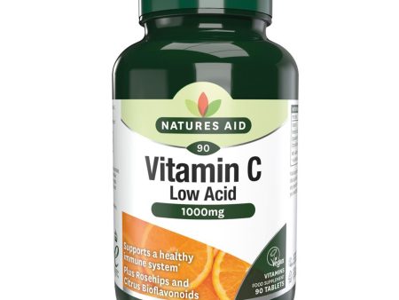 Natures Aid Vit C - 1000mg Low Acid 90 Tablets Online