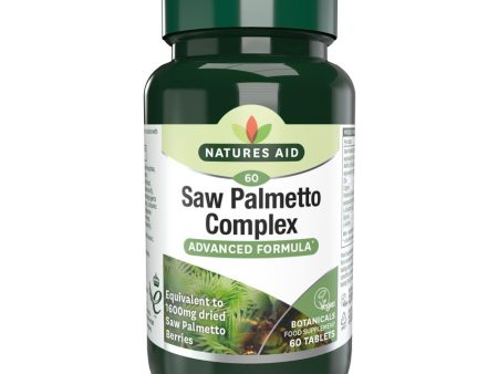 Natures Aid Saw Palmetto Complex for Men 60 Tablets For Cheap