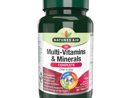 Natures Aid Multi-Vitamins & Minerals (Vegetarian Antioxidant Hot on Sale