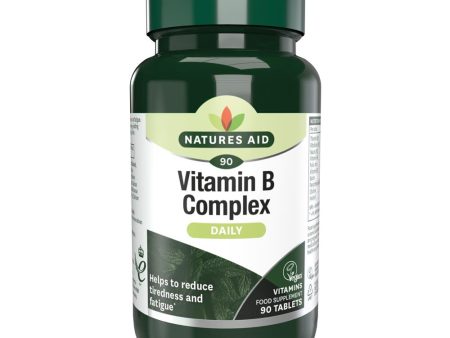 Natures Aid Vitamin B Complex (Improved Formula) 90 Tablets Online Hot Sale