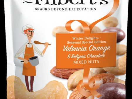 Mr Filberts Valencia Orange & Belgian Chocolate Mixed Nuts 40g Fashion