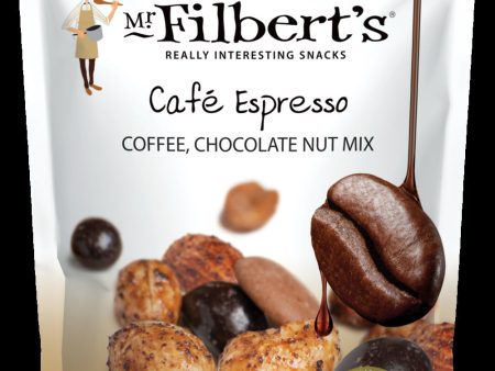 Mr Filberts Cafe Espresso Coffee Chocolate Nut Mix 75g Hot on Sale