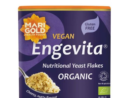 Marigold Organic Engevita Yeast Flakes Purple 100g Supply