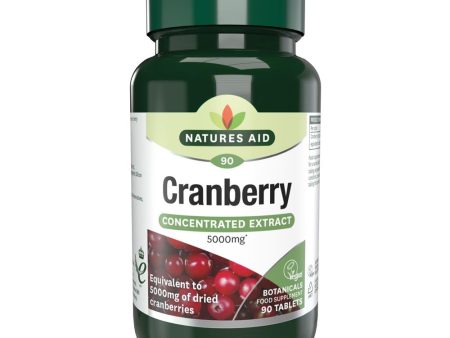 Natures Aid Cranberry - 200mg (5000mg equiv) 90 Tabs Sale