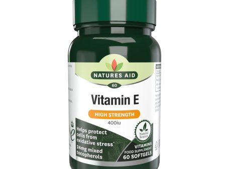 Natures Aid Vitamin E 400iu 60 Capsules Online