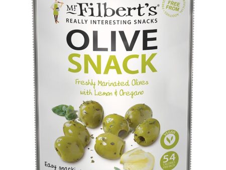 Mr Filberts Green Olives Lemon and Oregano 50g Hot on Sale