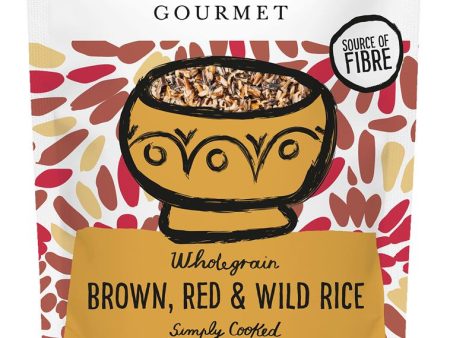 Merchant Gourmet Brown Red & Wild Microwaveable Rice 250g Hot on Sale