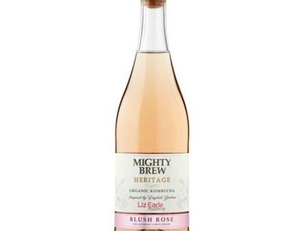 Mighty Brew Heritage Blush Rose Kombucha Non-Alc. 750ML Discount