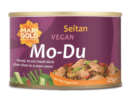 Marigold Mo-Du Braised Seitan Slices Canned 225g Vegan Online now