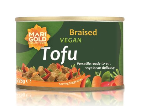 Marigold Braised Tofu Canned 225g Vegan Gluten Free Hot on Sale