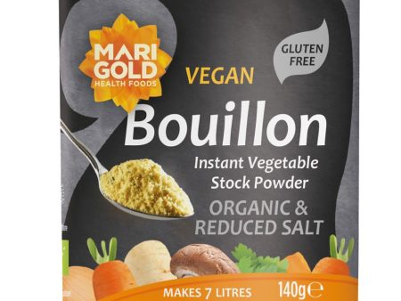 Marigold Organic Less Salt Vegan Bouillon 140g Grey For Discount