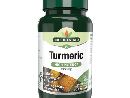 Natures Aid Turmeric 8200mg (High Potency) For Cheap