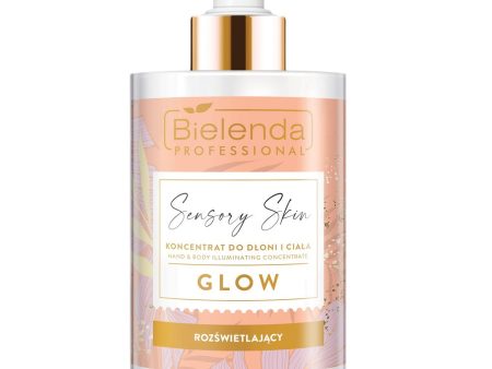 Sensory Skin rozświetlający koncentrat do dłoni i ciała Glow 300ml For Sale