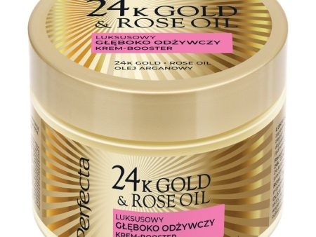 24K Gold & Rose Oil luksusowy głęboko odżywczy krem-booster do ciała 300g Online Hot Sale