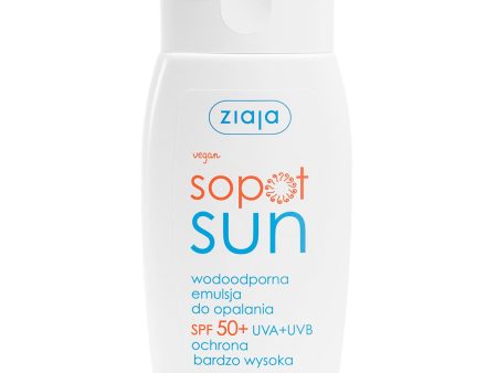 Sopot Sun wodoodporna emulsja do opalania SPF50+ 125ml Cheap