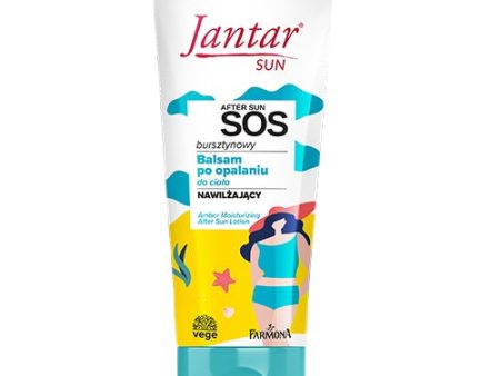 Jantar Sun bursztynowy nawilżający balsam po opalaniu 200ml Fashion