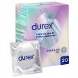 Invisible Extra Lubricated cienkie prezerwatywy dodatkowo nawilżane 20szt Hot on Sale