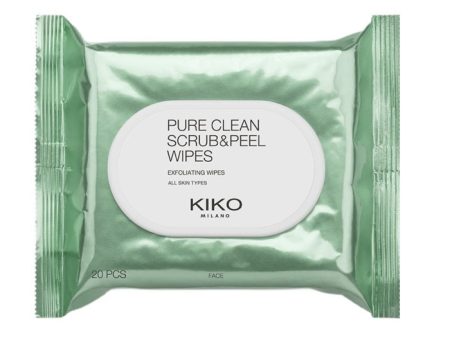 Pure Clean Scrub&Peel Wipes złuszczające i odświeżające chusteczki do twarzy 2w1 20szt For Cheap