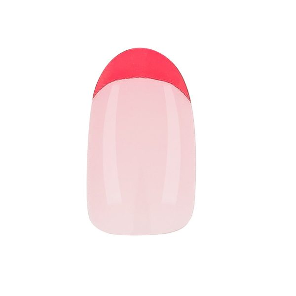 Artifical Nails sztuczne paznokcie Almond Pink French 24szt For Cheap