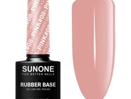 Rubber Base baza kauczukowa Pink 08 5ml Hot on Sale