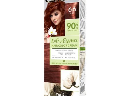 Color Essence krem koloryzujący do włosów 6.6 Ruby 75g Discount