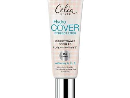 Hydro Cover Perfect Look Foundation długotrwały podkład kryjąco-nawilżający 104 Karmel 30ml on Sale