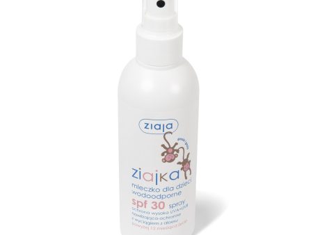 Ziajka mleczko dla dzieci wodoodporne w sprayu SPF30 170ml Supply