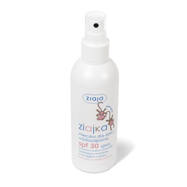 Ziajka mleczko dla dzieci wodoodporne w sprayu SPF30 170ml Supply