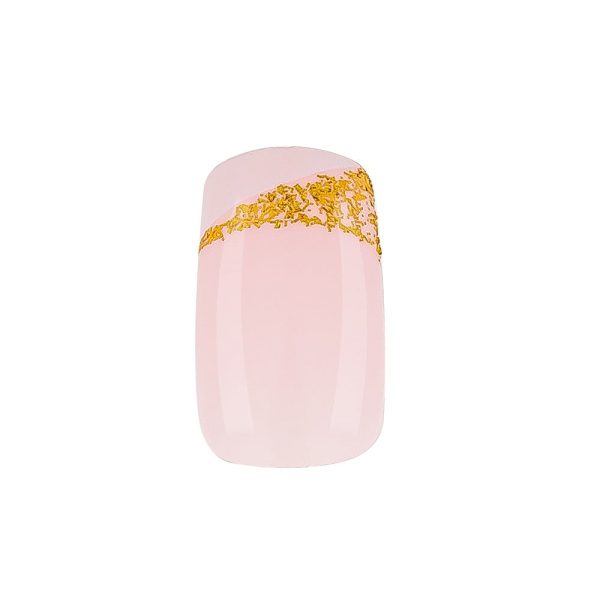 Artifical Nails sztuczne paznokcie Square Golden Way 24szt Online Sale