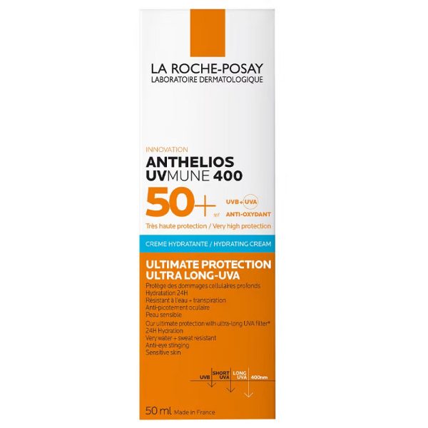 Anthelios Uvmune 400 bezzapachowy krem nawilżający SPF50+ 50ml Supply