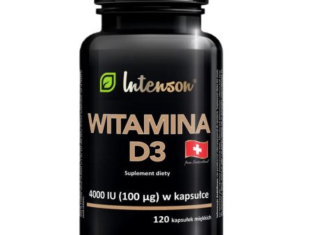 Witamina D3 4000 IU suplement diety 120 kapsułek on Sale