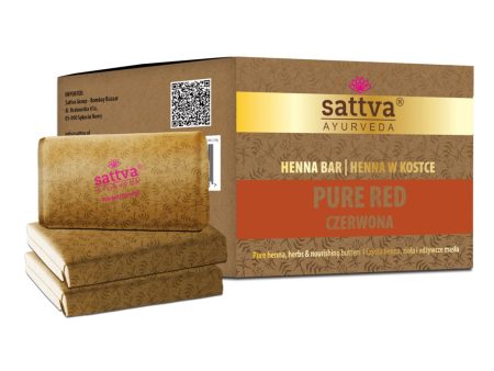 Ayurveda Henna Bar henna w kostce Pure Red 3x80g Online now