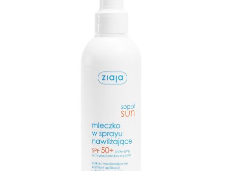 Sopot Sun mleczko w sprayu nawilżające do opalania SPF50 170ml For Discount