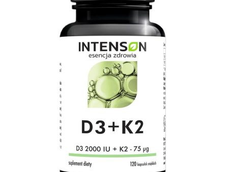 Witamina D3 + K2 suplement diety 120 kapsułek on Sale