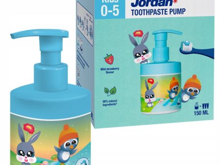 Kids pasta do zębów dla dzieci z pompką 0-5 lat 150ml Online