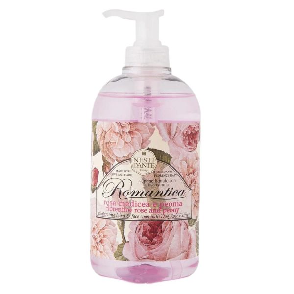 Romantica orzeźwiające mydło w płynie Rose & Peony 500ml Discount