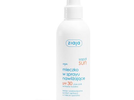 Sopot Sun mleczko w sprayu nawilżające do opalania SPF30 170ml Hot on Sale