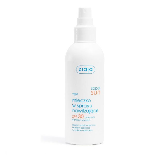 Sopot Sun mleczko w sprayu nawilżające do opalania SPF30 170ml Hot on Sale