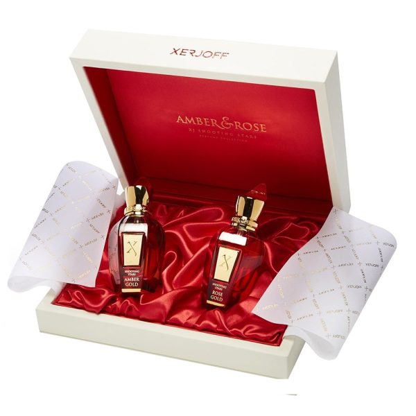 Amber Gold & Rose Gold Set zestaw perfum 2x50ml Online Hot Sale