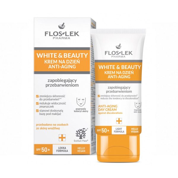 White & Beauty krem na dzień anti-aging zapobiegający przebarwieniom SPF50+ 30ml Online Hot Sale