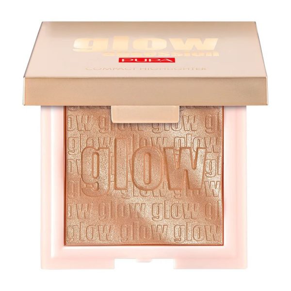 Glow Obsession Compact Highlighter rozświetlacz w kompakcie 002 Rose Gold 6g Online Hot Sale