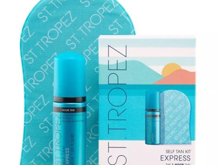 Self Tan Express zestaw ekspresowa samoopalająca pianka 50ml + rękawica Cheap