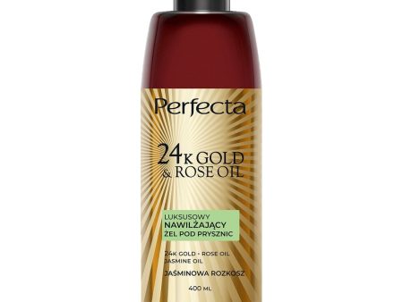 24K Gold & Rose Oil luksusowy nawilżający żel pod prysznic Jaśminowa Rozkosz 400ml on Sale