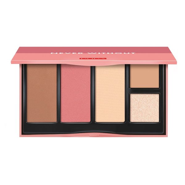 Never Without All In One Face Palette paleta do makijażu twarzy 002 Medium Skin 15.2g For Sale