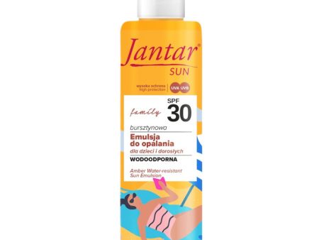 Jantar Sun bursztynowa wodoodporna emulsja do opalania family SPF30 200ml Cheap