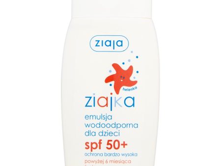 Ziajka emulsja wodoodporna dla dzieci SPF50+ 125ml For Cheap