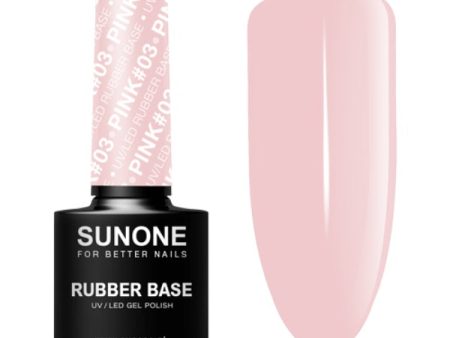 Rubber Base baza kauczukowa Pink 03 5ml Hot on Sale