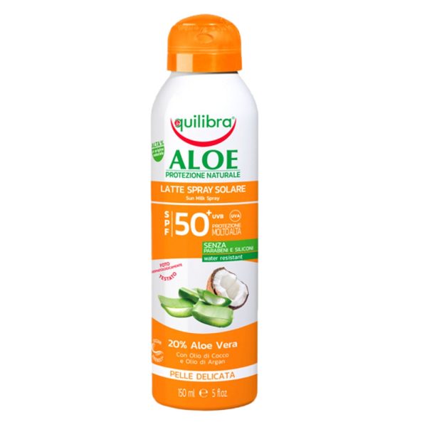 Aloe Sun aloesowe mleczko przeciwsłoneczne w sprayu SPF50+ 150ml Fashion