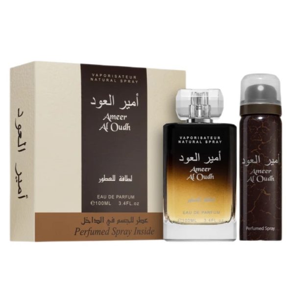 Ameer Al Oudh zestaw woda perfumowana spray 100ml + dezodorant spray 50ml For Sale