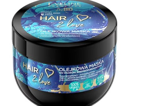 Hair 2 Love olejkowa maska do włosów średnioporowatych 300ml Discount